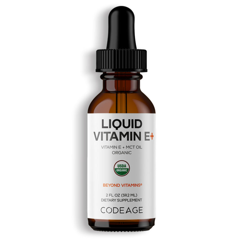 Codeage Liquid Vitamin E Supplement - MCT Oil - USDA Organic Vitamins Codeage Liquid Vitamin E Supplement - MCT Oil - USDA Organic Vitamins