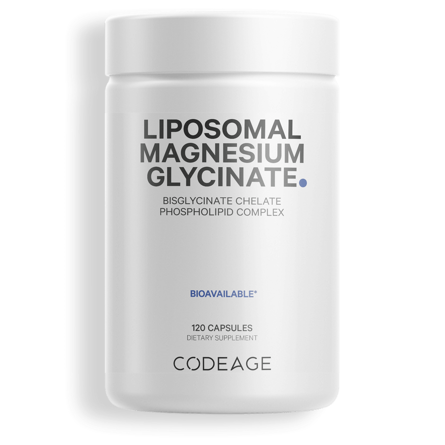 Codeage Liposomal Magnesium Bisglycinate Chelate Supplement Mineral Capsules