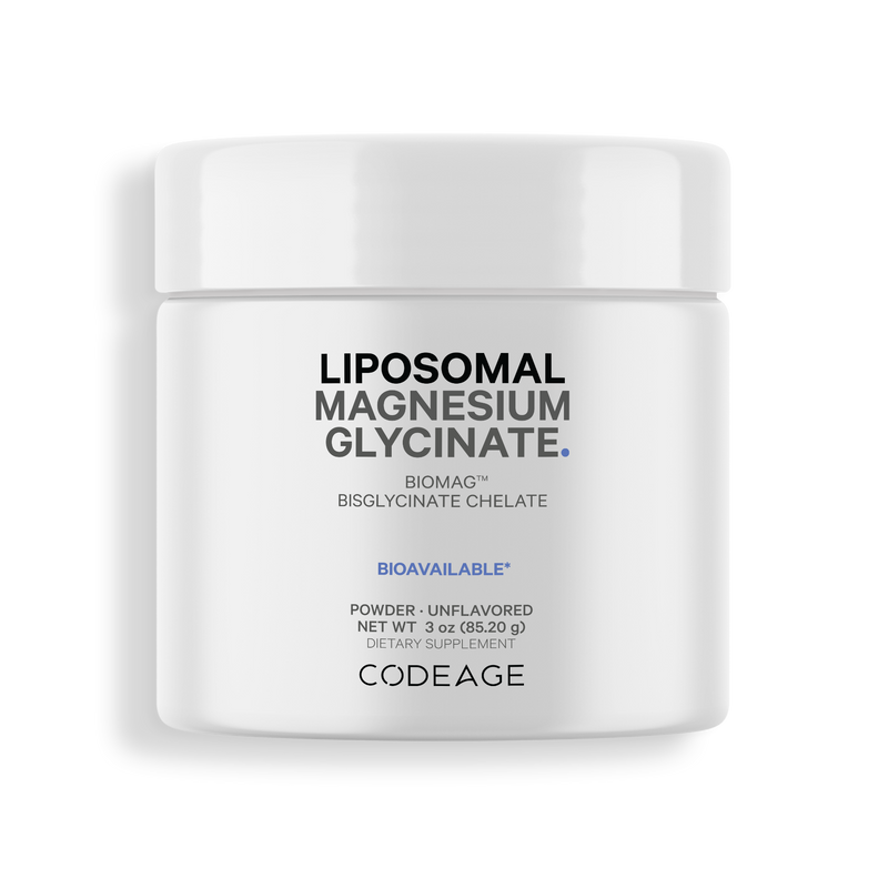 Codeage Liposomal Magnesium Glycinate Powder Supplement