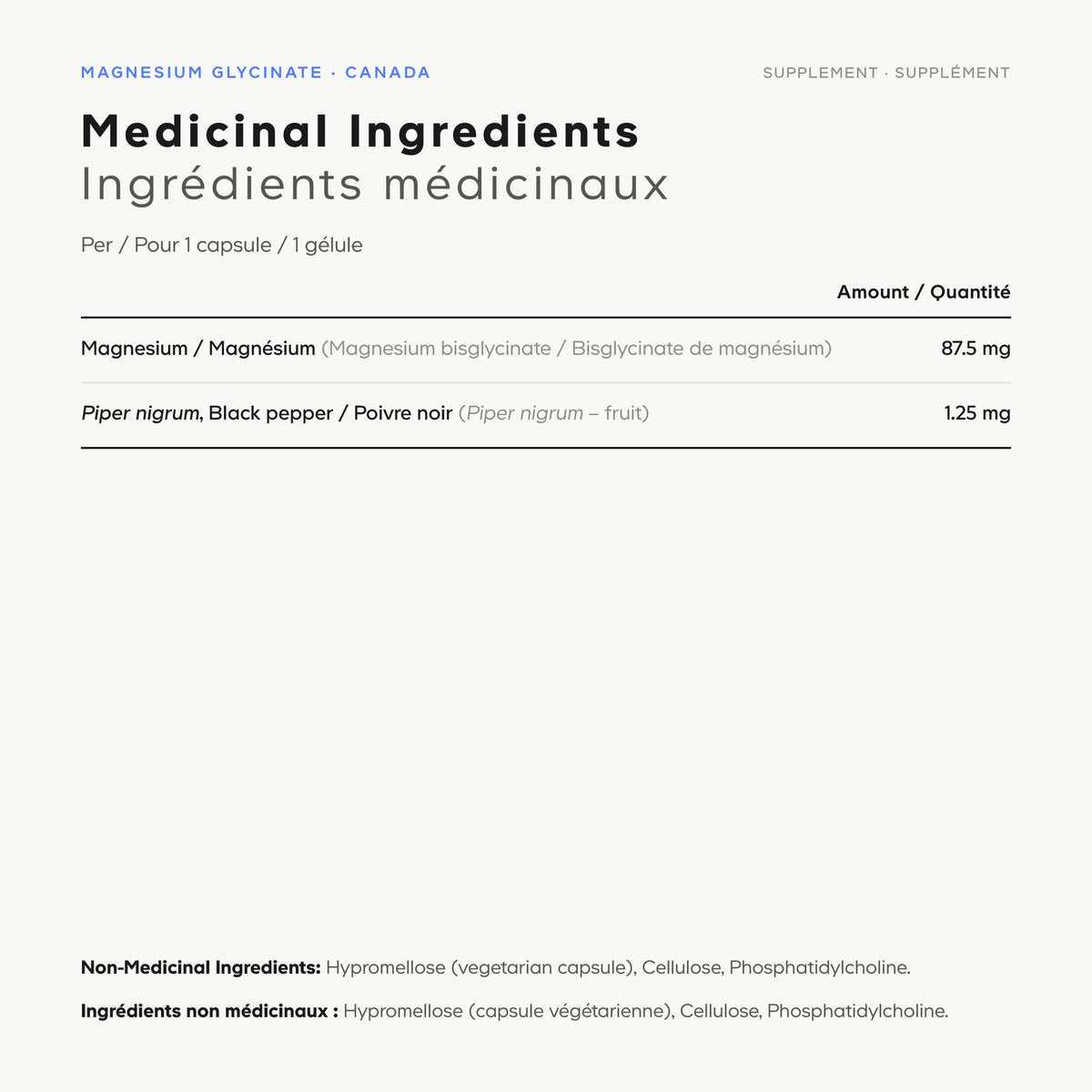 Magnesium Glycinate