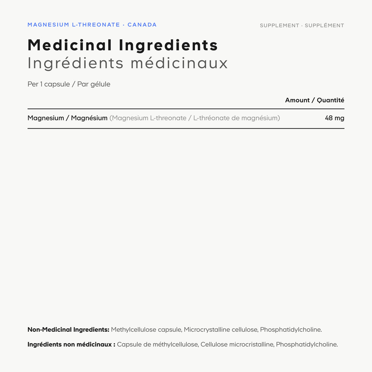 Magnesium L-Threonate CA