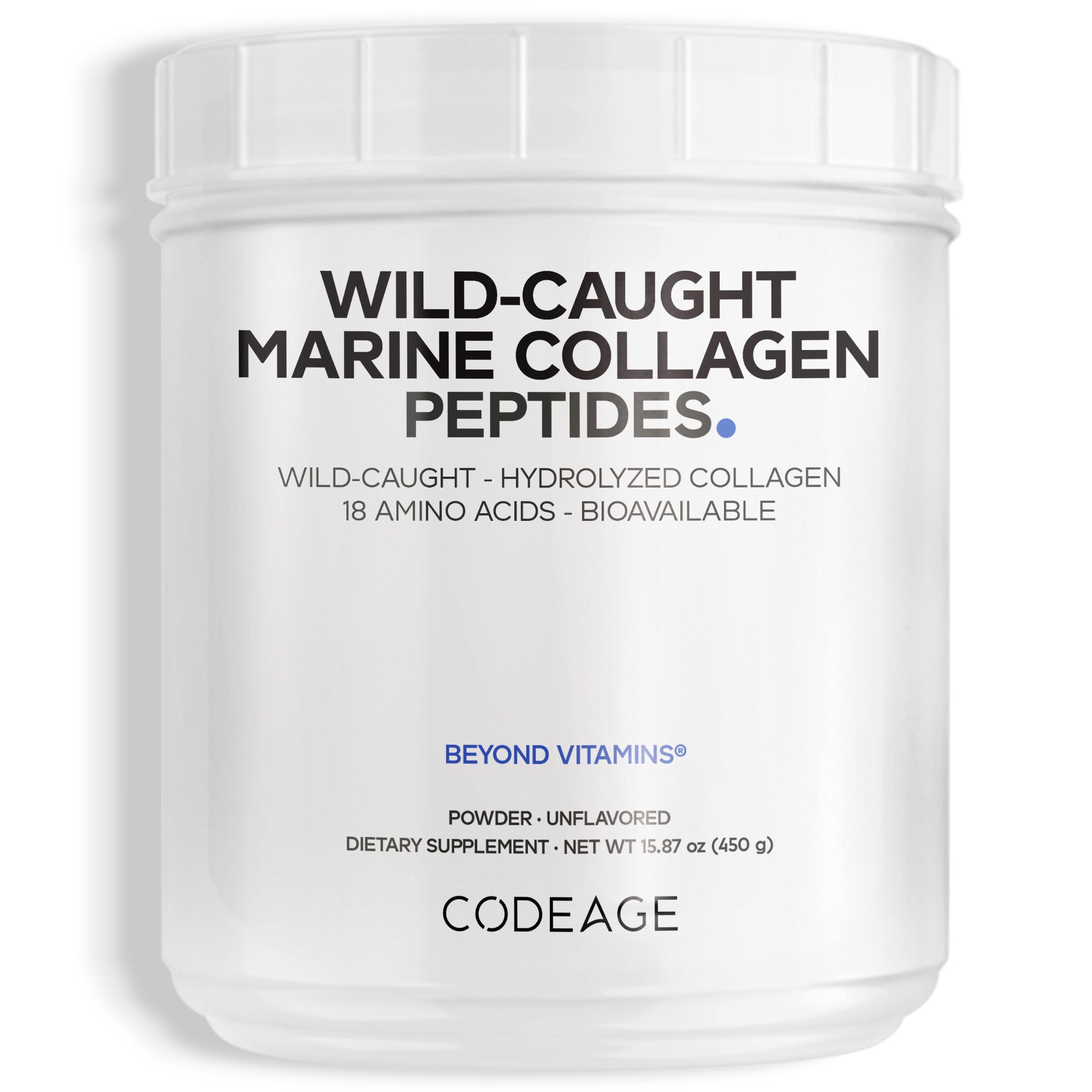 Codeage Wild Caught Marine Collagen Peptides Powder, Hydrolyzed