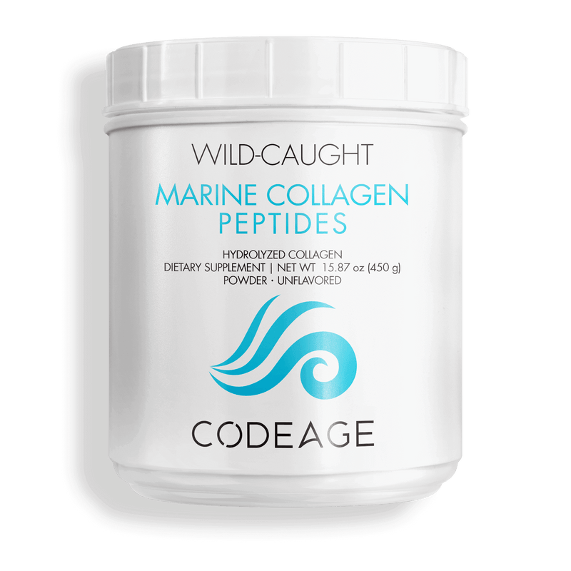 Codeage Wild Caught Marine Collagen Peptides Powder, Meatless Collagen
