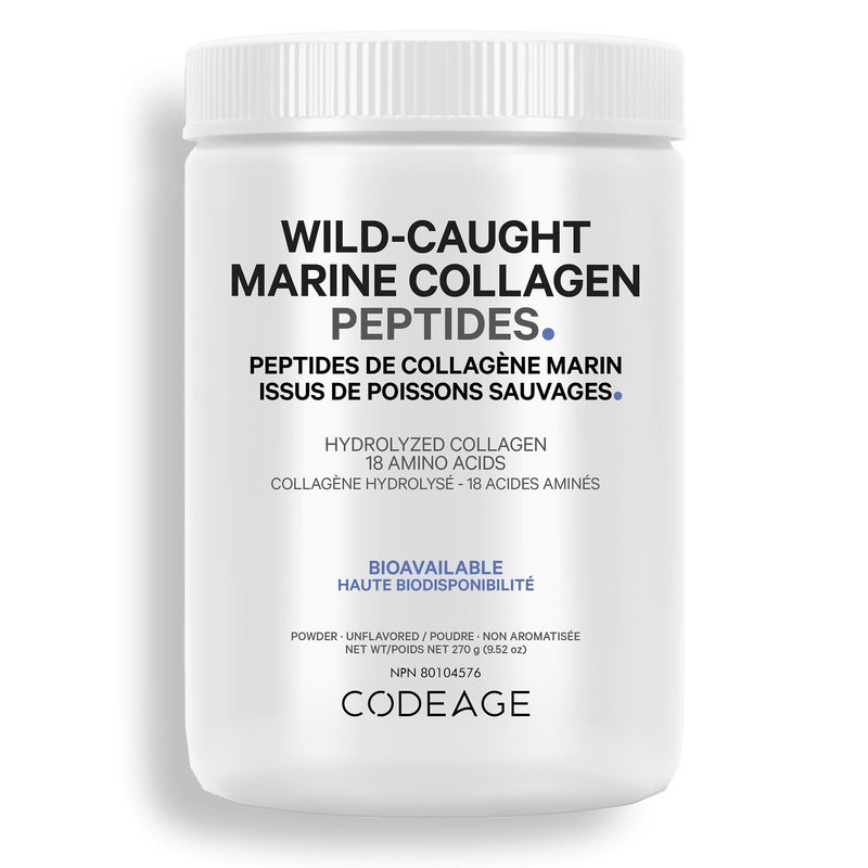 Codeage Wild Caught Marine Collagen Peptides Powder Supplement