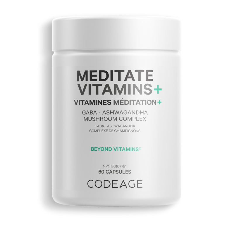 Codeage Meditate Vitamins Relaxations Ashwagandha Gaba