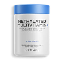 Codeage Methylated Multivitamin+, methylated b vitamins, CoQ10, NAC, Probiotics supplement.
