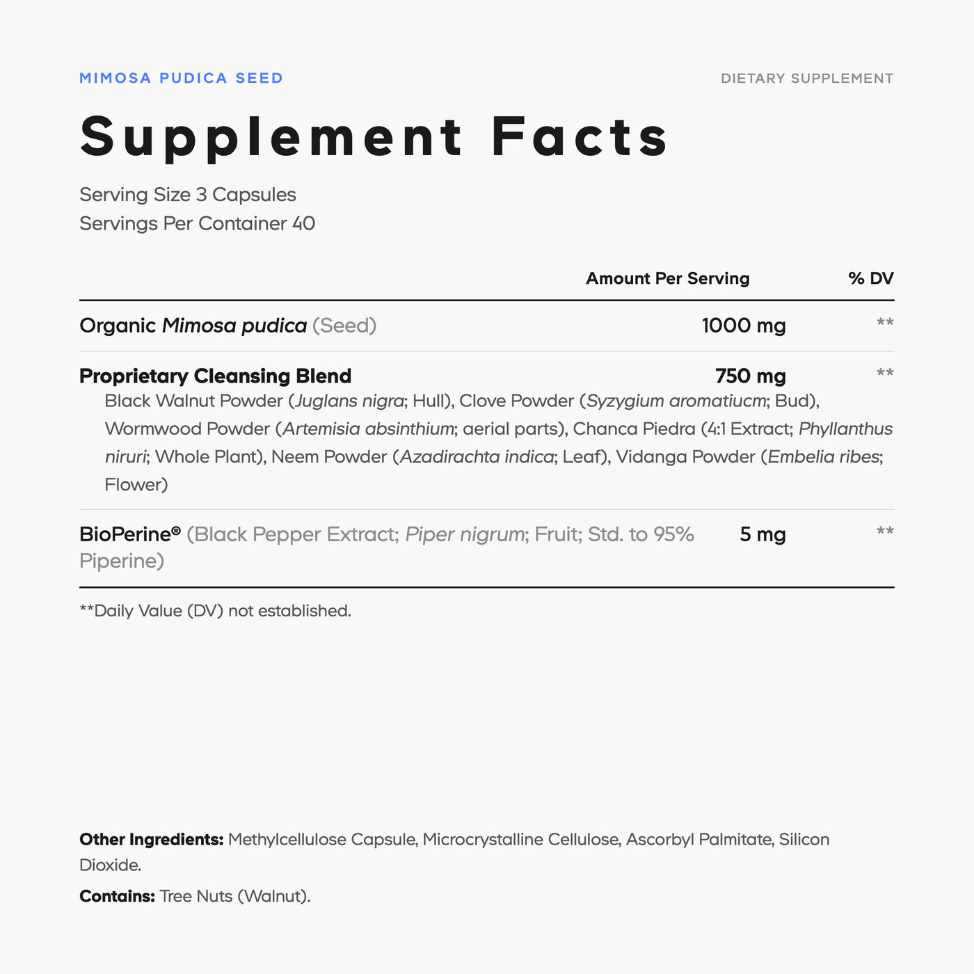 Codeage Mimosa Pudica Supplement sf