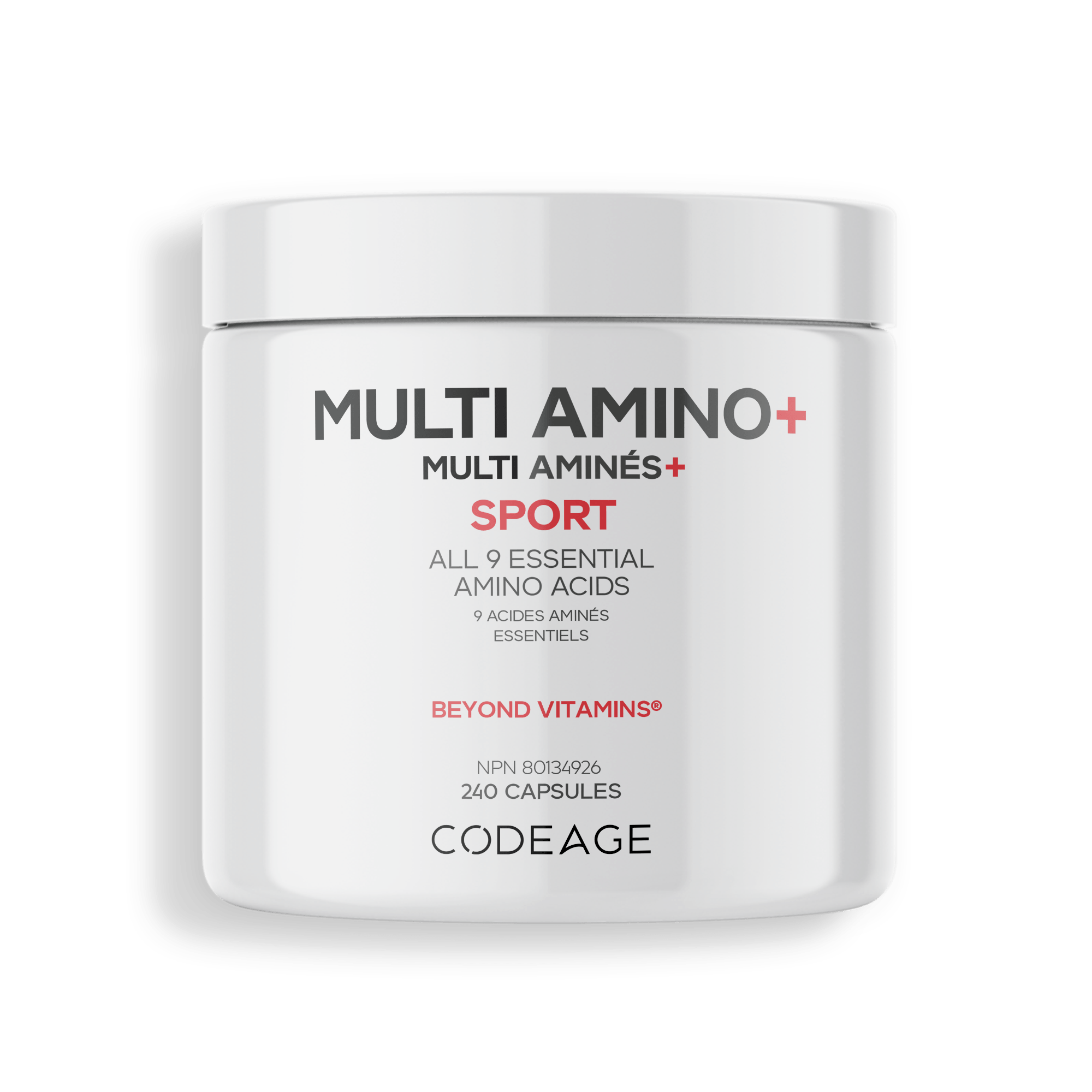 Codeage Multi Amino BCAA EAA Supplement Plant-Based Protein