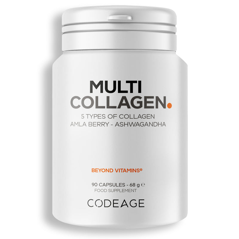 Codeage Multi Collagen supplement, 5 types collagen type I, II, III, V, X