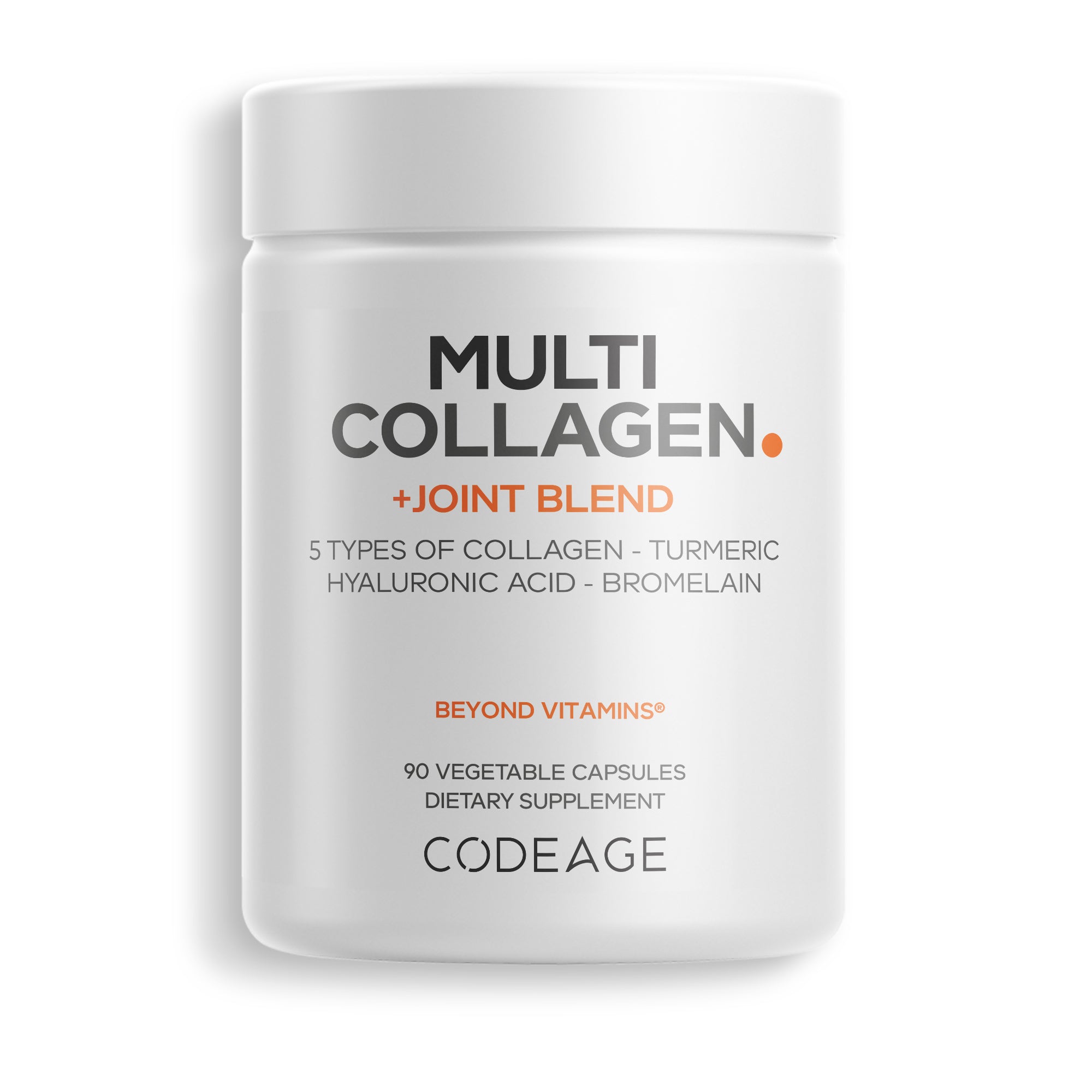 Codeage Multi Collagen + Joint Blend Capsules Supplement, Hydrolyzed Collagen Peptides Types I, II, III, V & X