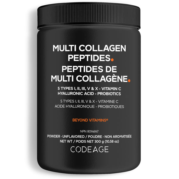 Multi Collagen Peptides Powder + Probiotics Black Edition CA