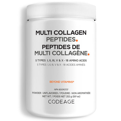 Codeage Canada Multi Collagen Powder Protein Hydrolyzed All In One Supplement Front