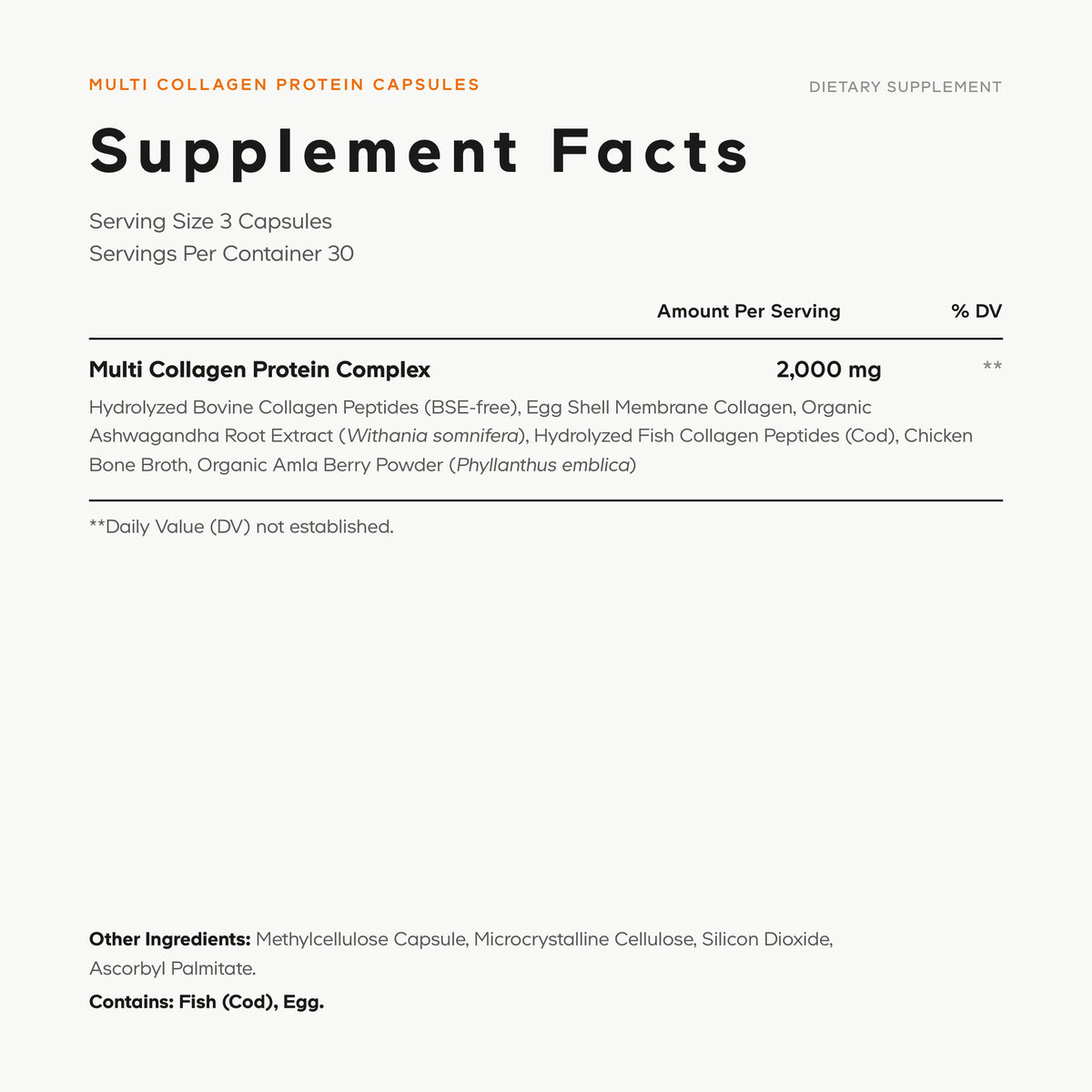 Multi Collagen Protein Capsule