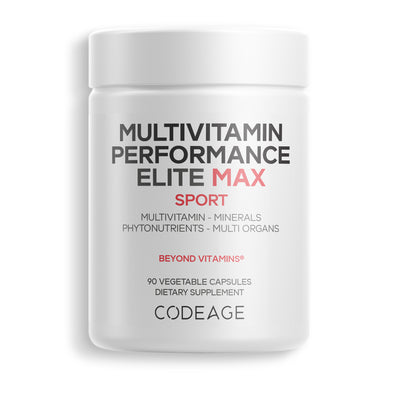 Cápsulas suplementarias multivitamínicas Performance Elite Max
