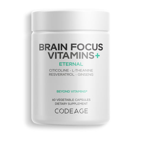 Codeage Brain Focus Vitamins Supplement Formula