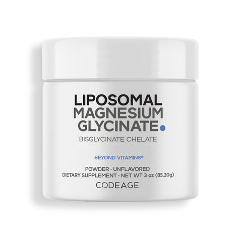 Codeage Liposomal Magnesium Glycinate Powder Supplement