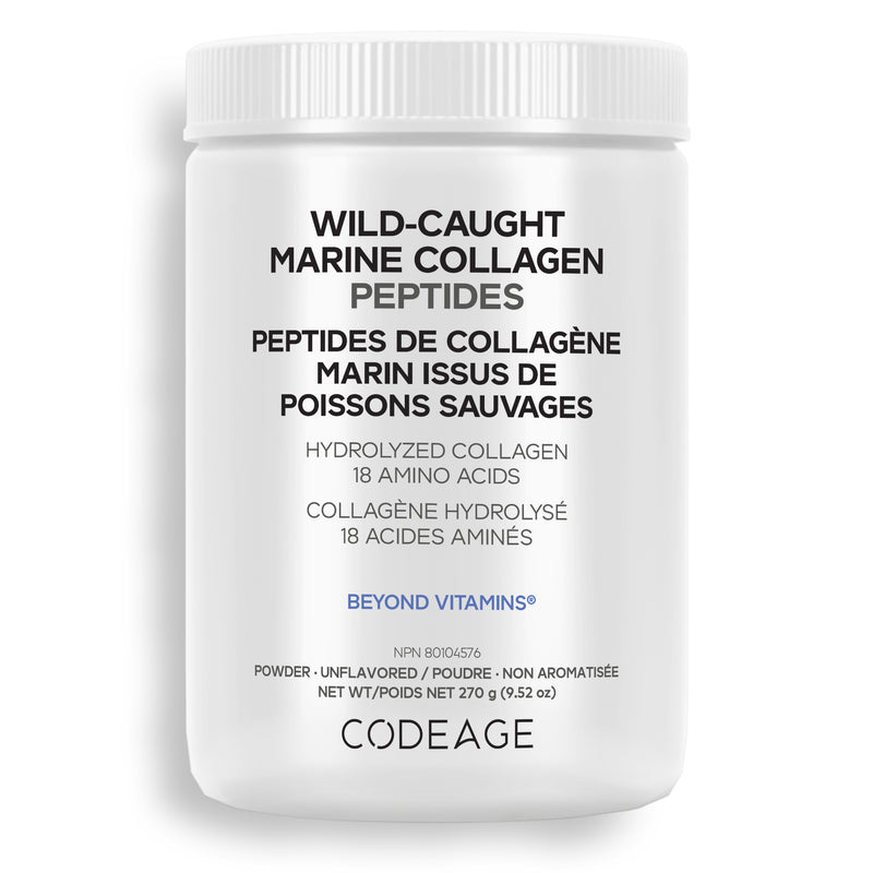 Codeage Wild Caught Marine Collagen Peptides Powder Supplement