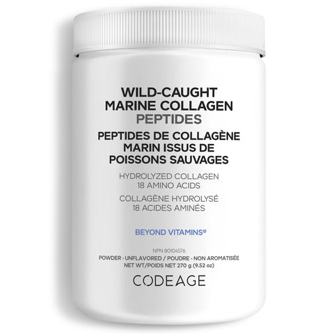 Codeage Wild Caught Marine Collagen Peptides Powder Supplement