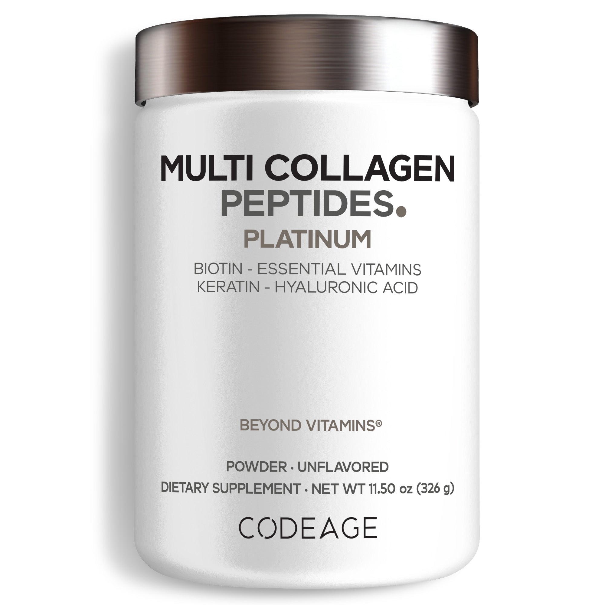 Codeage Multi Collagen Platinum Keratin Biotin Vitamin C Vitamin D