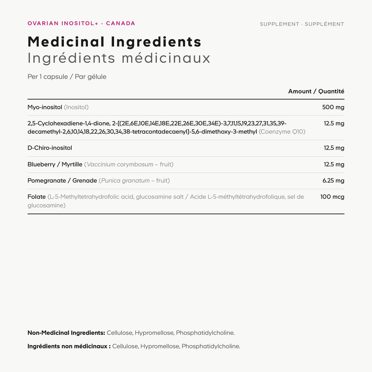 Ovarian Inositol+ CA