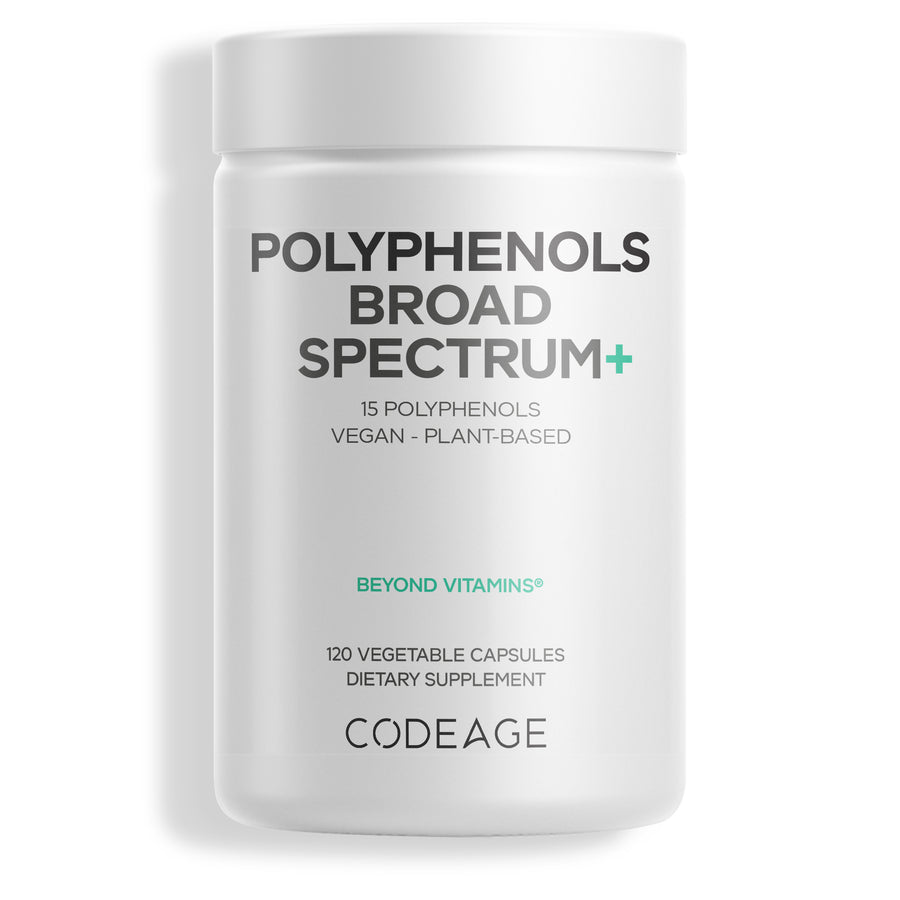 Codeage Polyphenols Berries Supplement, Green Tea, Quercetin, Resveratrol Codeage Polyphenols Berries Supplement, Green Tea, Quercetin, Resveratrol