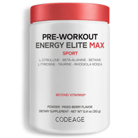Codeage Pre-Workout Energy Elite Max Mixed Berry — L-Citrulline