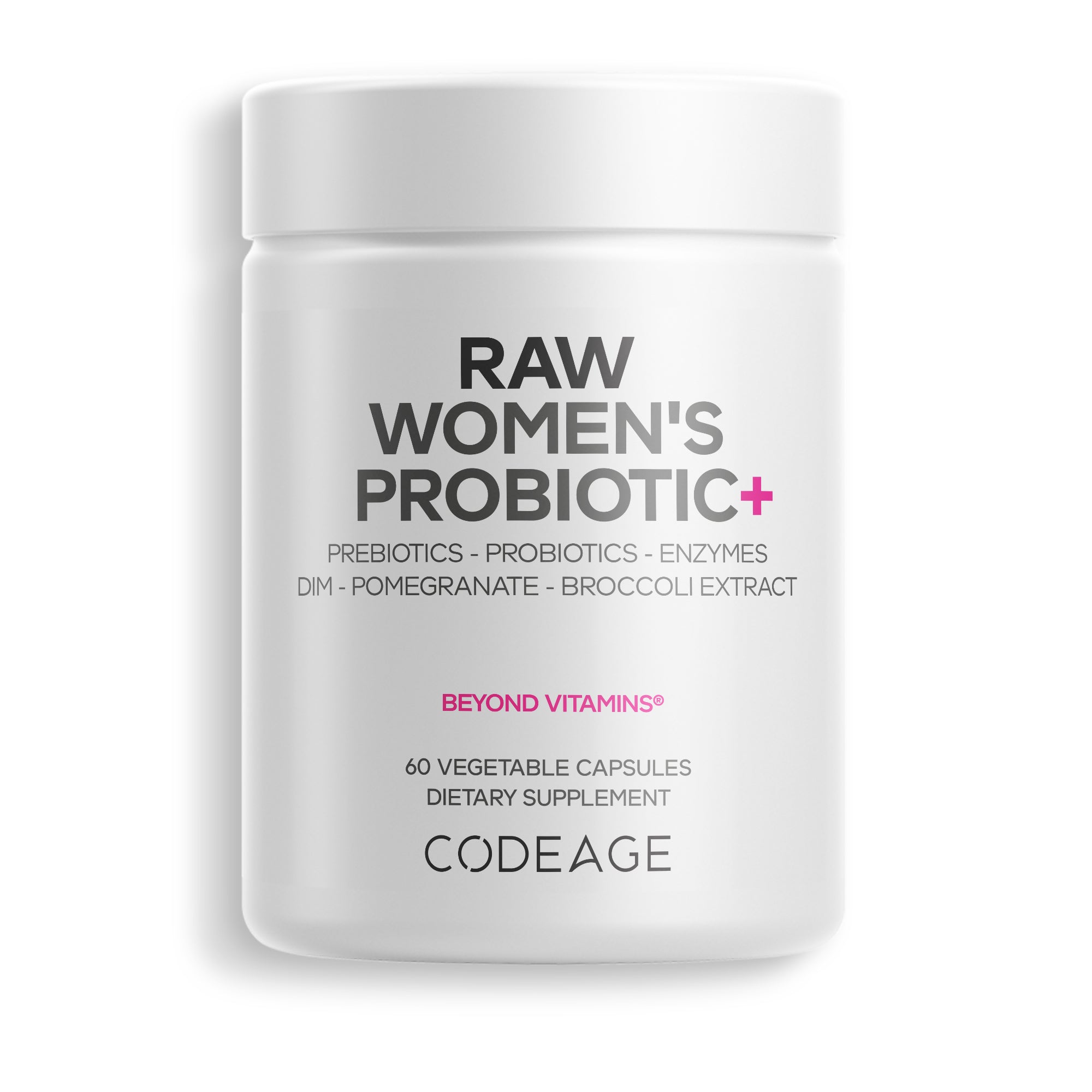 Codeage Raw Women's Probiotic - Prebiotics - Enzymes Fruits