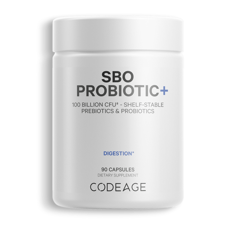 Codeage SBO Probiotics 100 Prebiotics Supplement Front