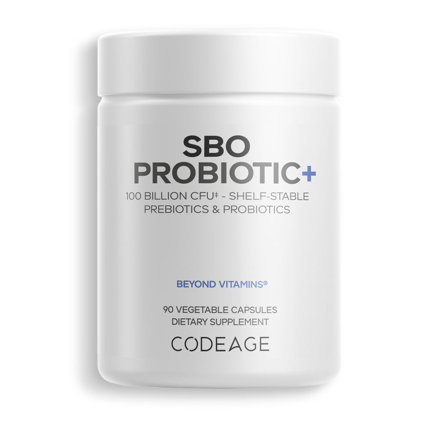 Codeage SBO Probiotics 100 Billion CFUs Capsules Prebiotics and Probiotics
