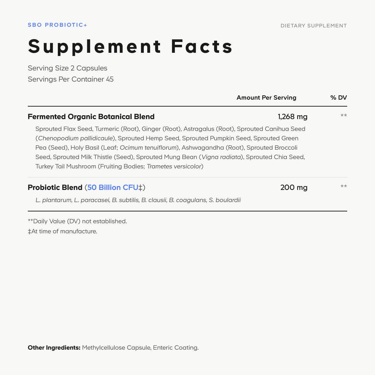 SBO Probiotic+