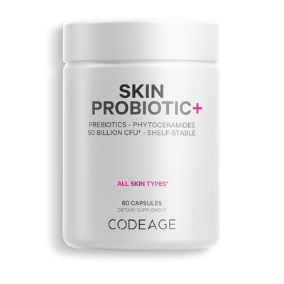 Cpsulas de suplemento Skin Probiotic+ - Codeage Cpsulas de suplemento Skin Probiotic+ - Codeage