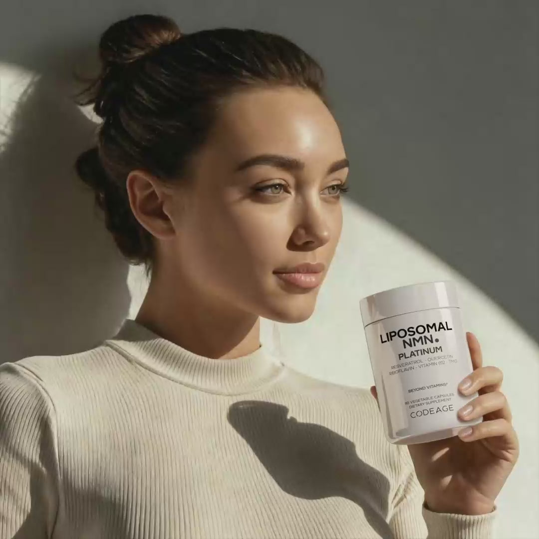 Codeage Liposomal NMN Platinum Supplement, 500 mg NMN with Trans