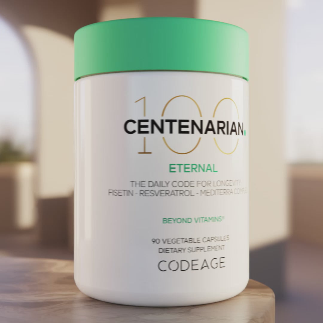 Codeage Centenarian Longevity Supplement, Fisetin, Resveratrol 