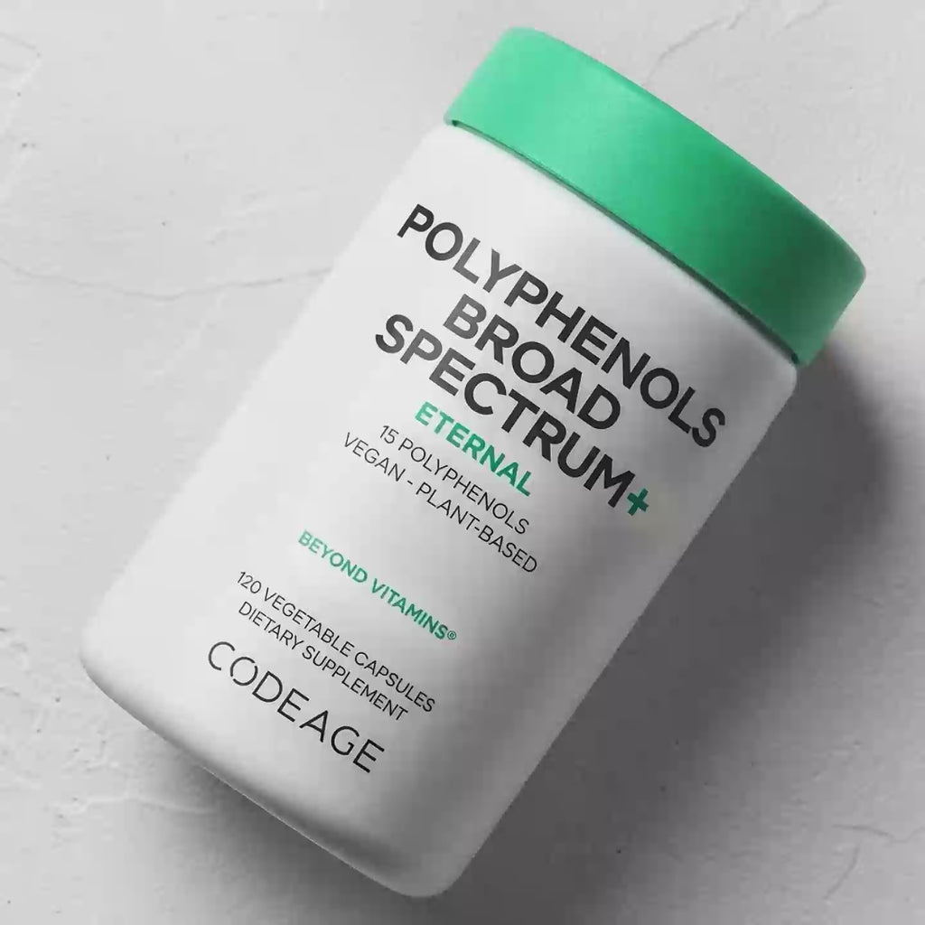 Codeage Polyphenols Vegan Antioxidant Capsule Supplement Front