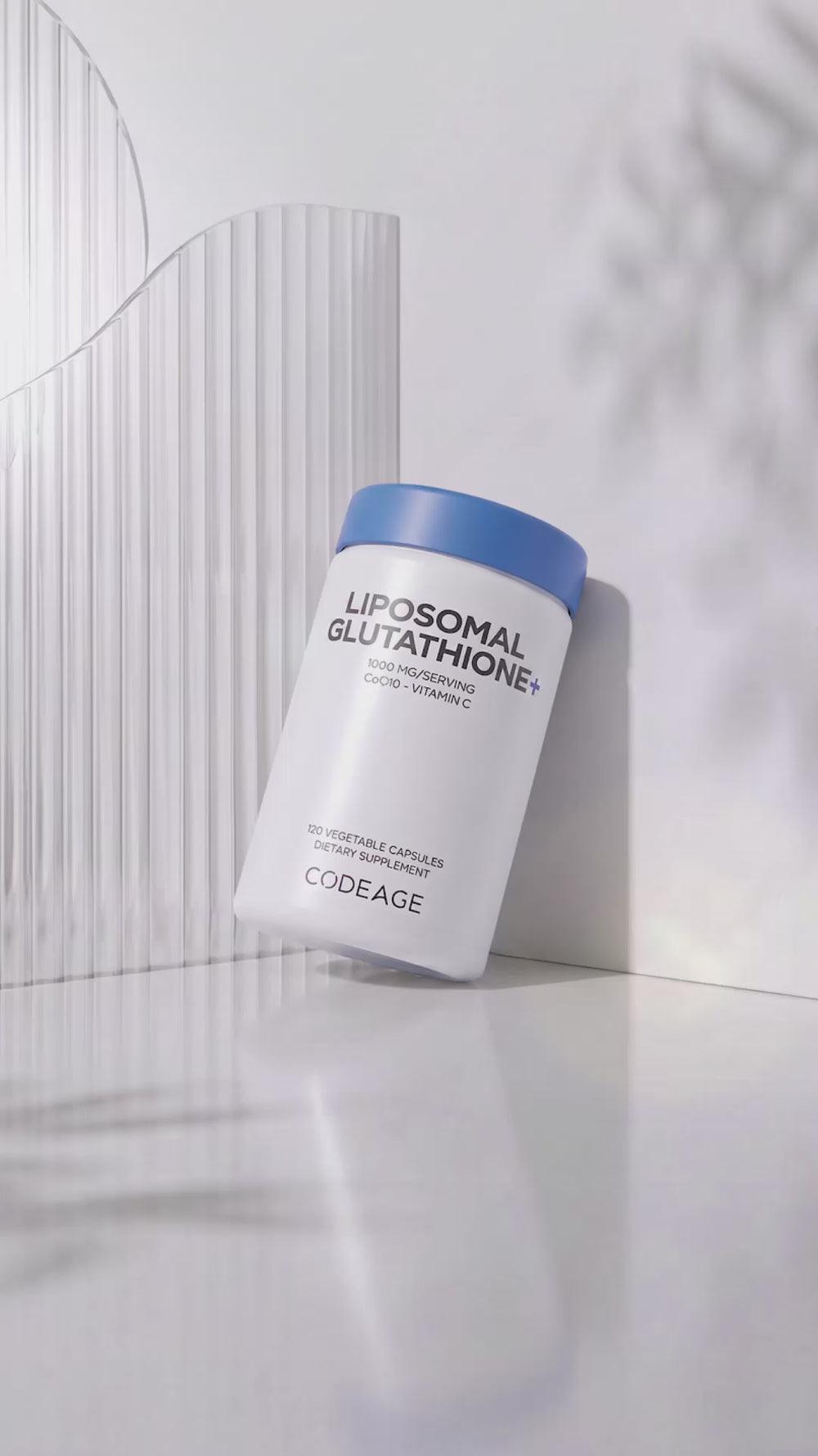 Codeage Glutathione+, Vitamin C Reduced Glutathione Supplement