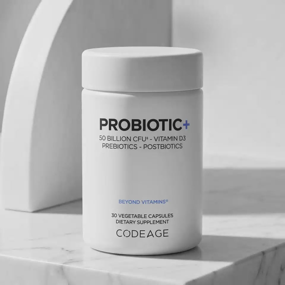 Codeage Probiotic+ 50 Billion CFU with prebiotics and postbiotics