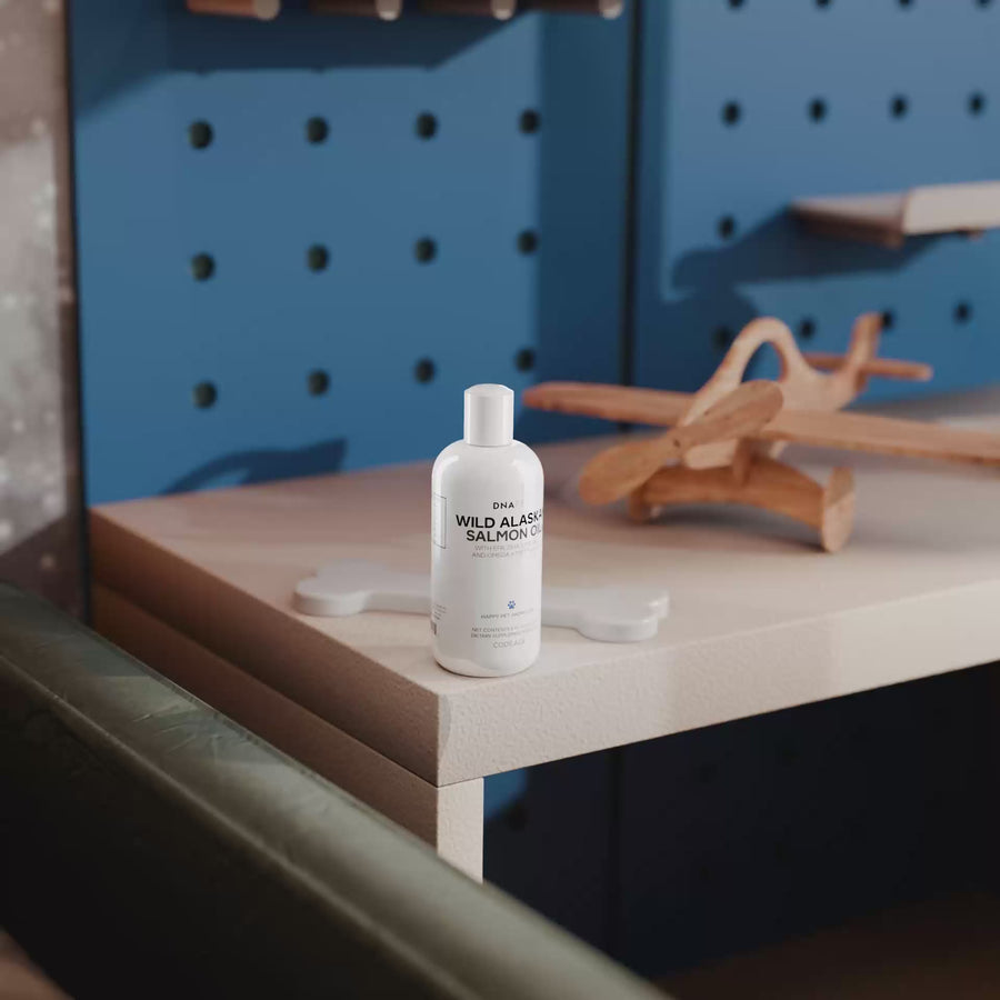 DNA PET Wild Alaskan Salmon Oil, Supplement for Dogs