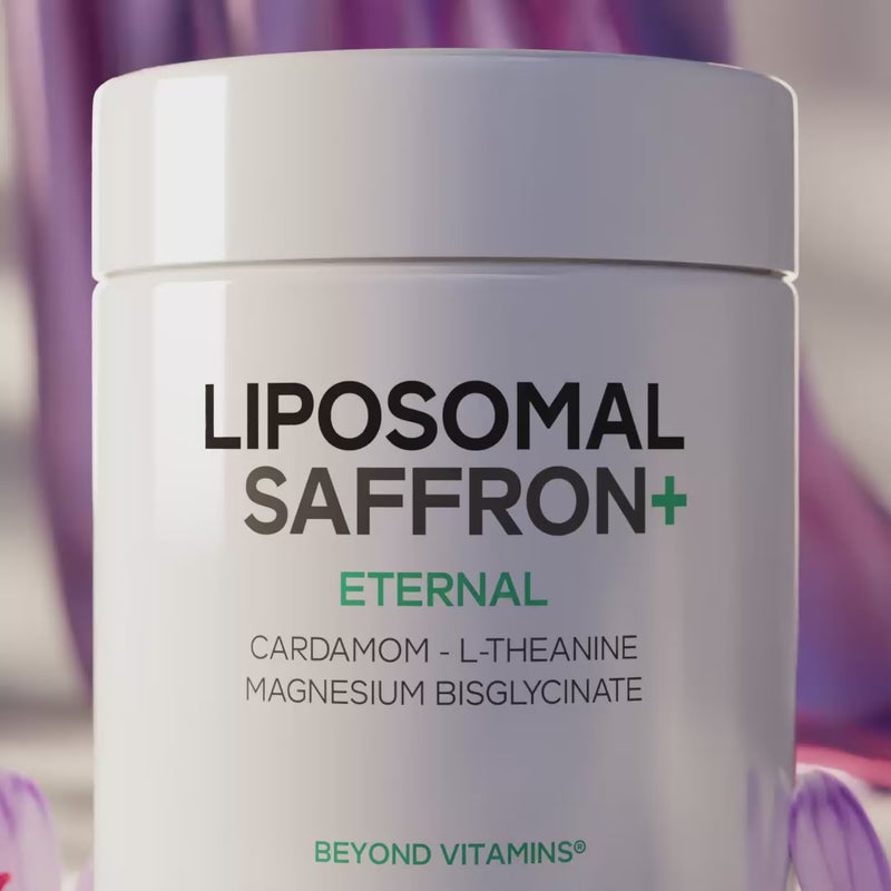 Codeage Liposomal Saffron+ supplement with Saffron flower extract, L-Theanine, Magnesium and Cardamom