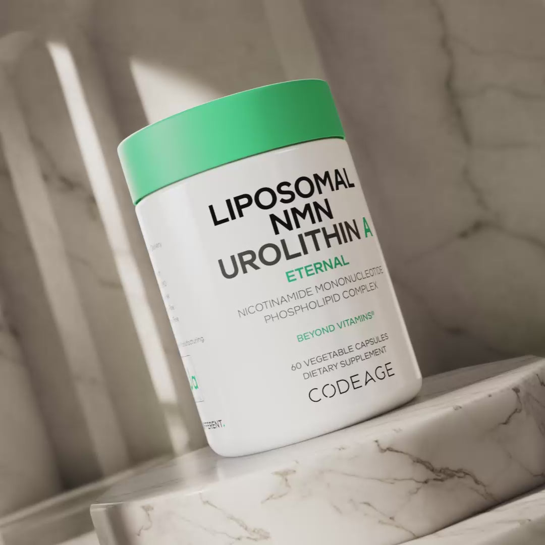 Codeage Liposomal NMN Urolithin A  Supplement with NMN, NAD precursor, Urolithin A
