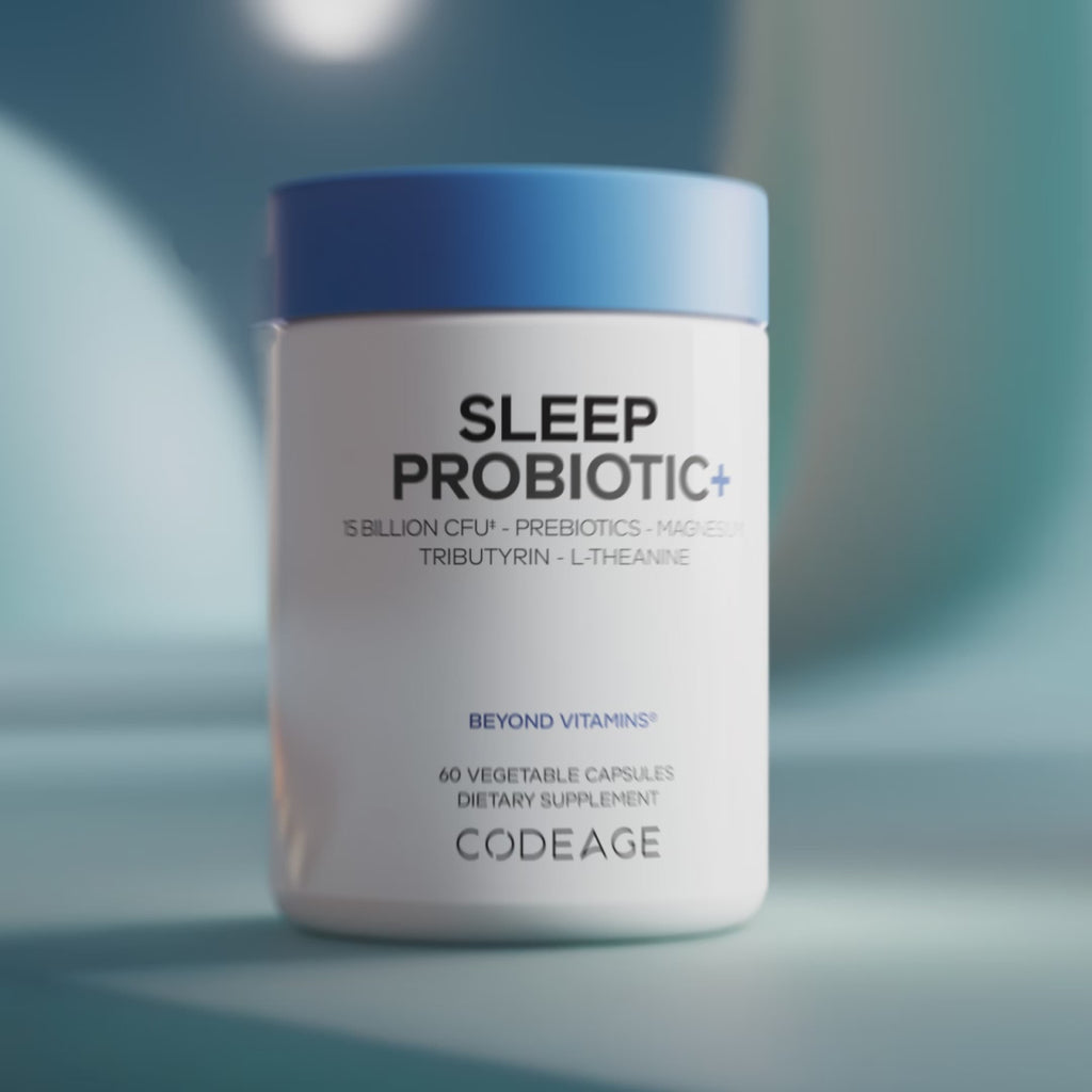 Codeage Sleep Probiotic with magnesium bisglycinate, sleep supplement probiotics for sleep