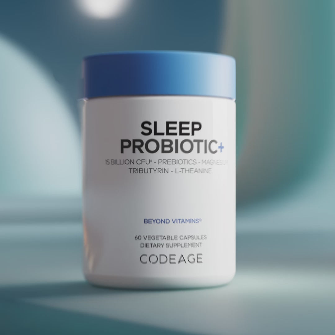 Codeage Sleep Probiotic with magnesium bisglycinate, sleep supplement probiotics for sleep