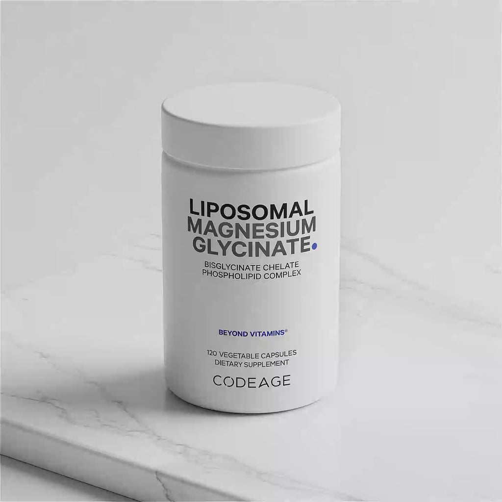 Codeage Liposomal Magnesium Bisglycinate Chelate Supplement Mineral Capsules