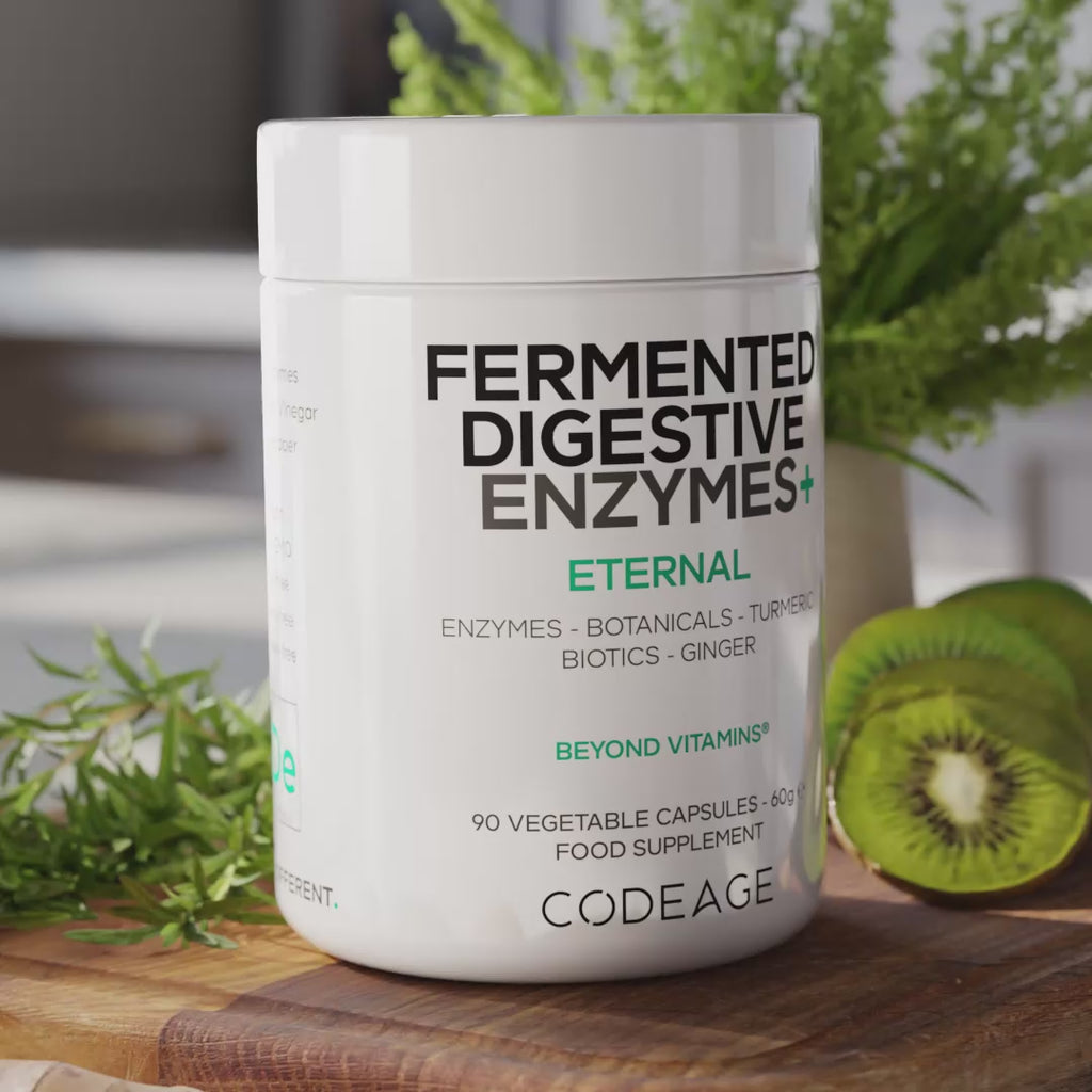 Codeage Fermented Digestive Enzymes with enzymes and botanicals