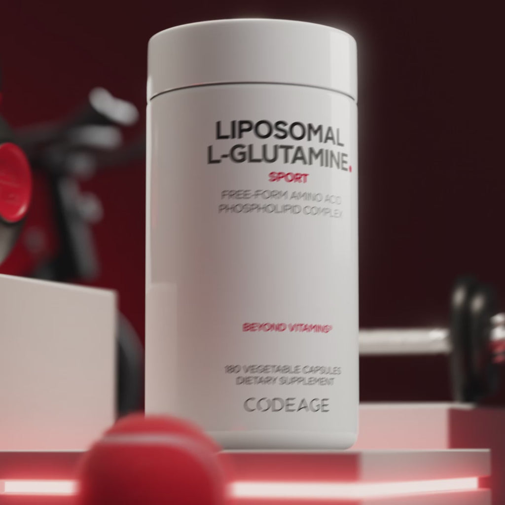 Codeage Liposomal L-Glutamine supplement free form amino acid