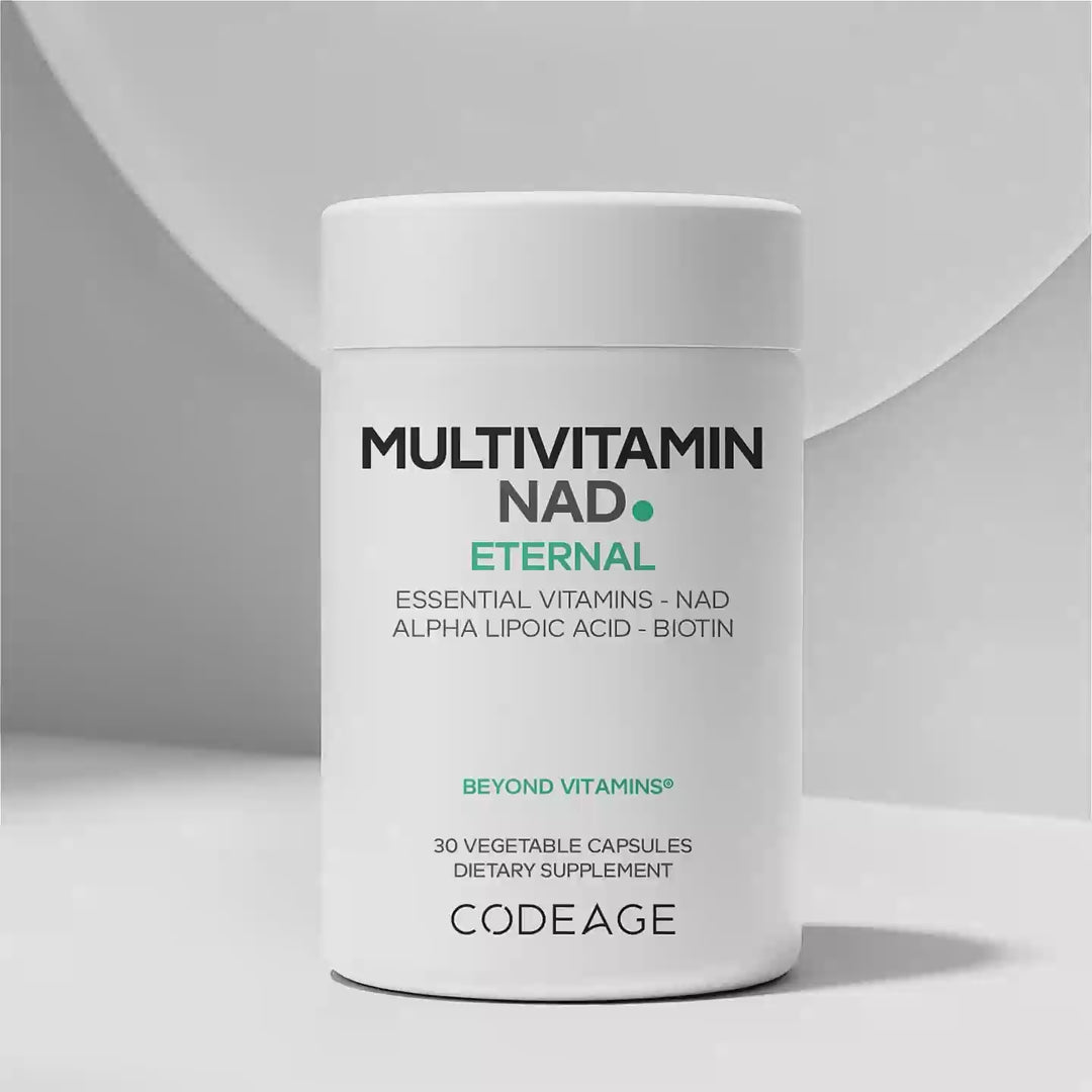 Codeage multivitamin NAD supplement, Vitamin A C D3 B Complex 