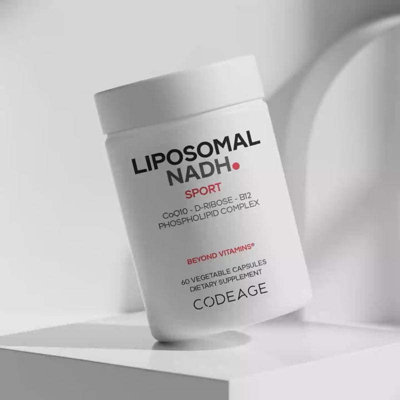 Codeage Liposomal NADH Supplement, CoQ10 D-Ribose Vitamin B12