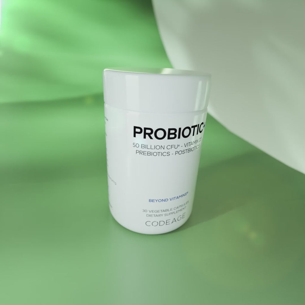 Codeage Probiotic+ 50 Billion CFU with prebiotics and postbiotics