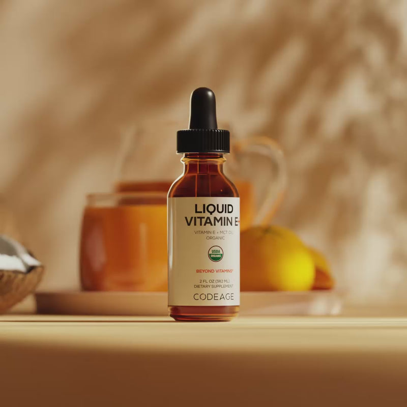 Codeage Liquid Vitamin E+ supplement MCT oil