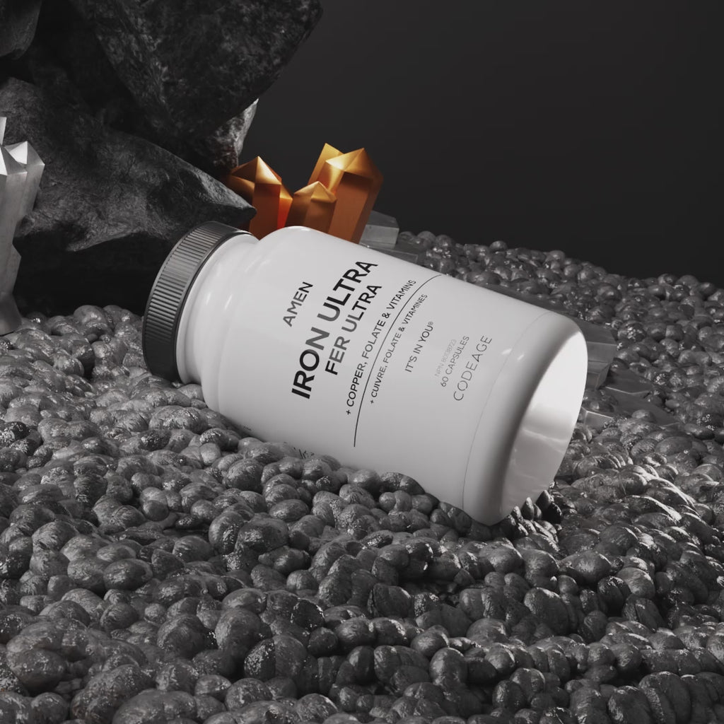 Amen Iron Ultra Supplement with Copper, Folate and Vitamin C