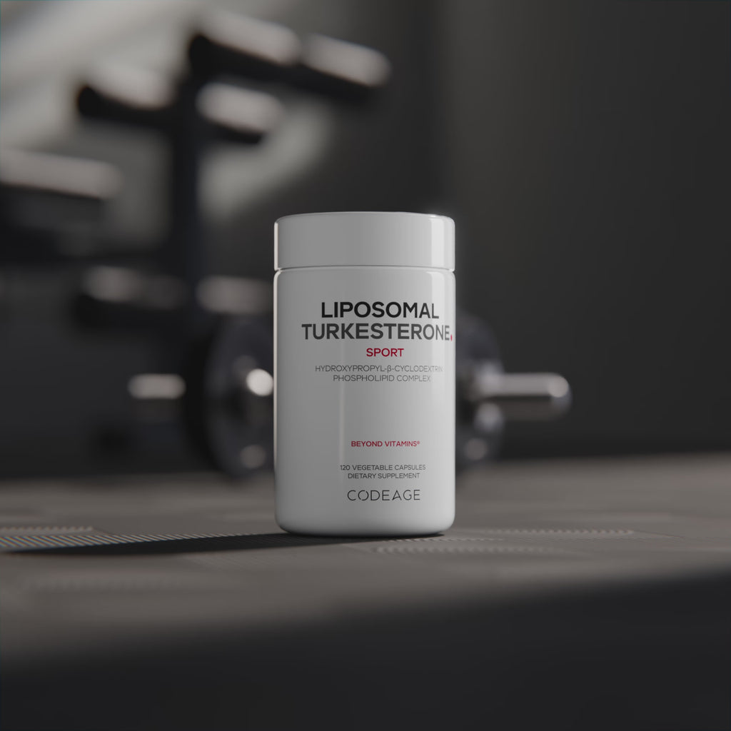 Codeage Liposomal Turkesterone Capsules Supplement for Athletes, Sports & Fitness Formula, Ajuga Turkestanica Extract Turkesterone Capsules pre and post workouts